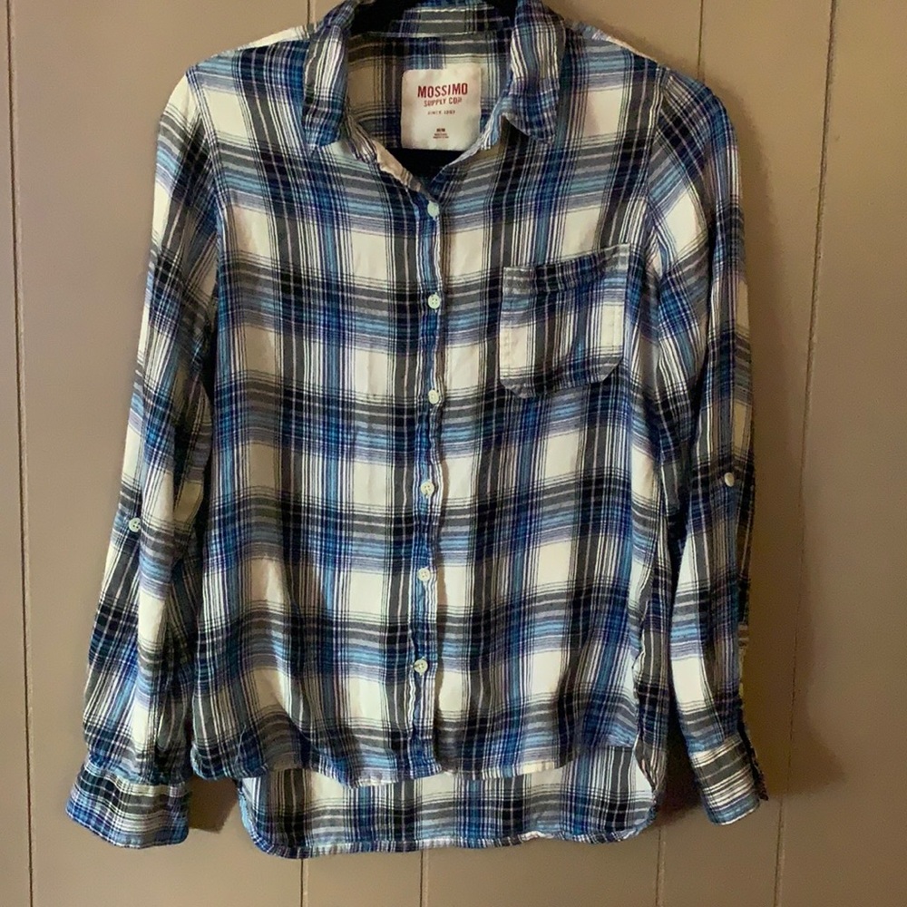 [MOSSIMO SUPPLY CO.] Blue Flannel